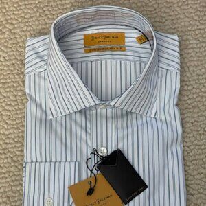 Luxury 100% Egyptian Cotton Long Sleeve Dress Shirt, Spread collar